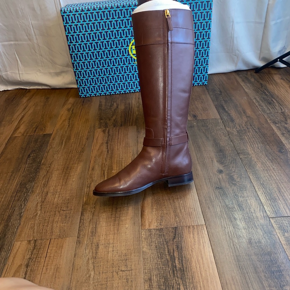 Tory Burch  Brown Patterned Boots - Picture 7 of 16